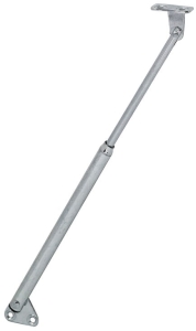 Podpórka do klap, Firmatop, do klap drewnianych, z blokadą bez siły hamowania, kąt otwarcia 75°, wymiar A: 150 mm, ocynkowany, długość: 130 mm, stal  HÄFELE 37358704