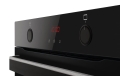 Piekarnik do zabudowy z pirolizą Häfele Assedo BP55ABi6a, konstrukcja All Black, pojemność przestrzeni do gotowania: 77 litrów Poczwórna szyba, 10 funkcji piekarnika, termoobieg z pierścieniową grzałką, 3 programy pirolizy, chowane pokrętła