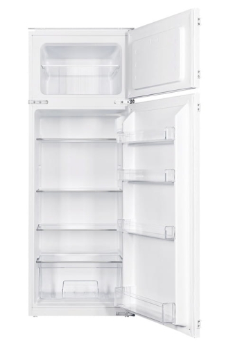 Lodówko-zamrażarka do zabudowy Häfele Assedo RIT12D145a, wysokość 145 cm, szerokość 54 cm, całkowita pojemność użytkowa 220 litrów Technologia drzwi przeciąganych, oświetlenie LED z boku, automatyczne rozmrażanie