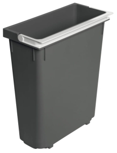Wiaderko zapasowe, 14 l, Häfele tworzywo sztuczne, antracytowe, wymiary szer. x gł. x wys.: 164 x 336 x 395 mm HÄFELE 50190406