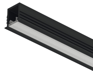 Profil wpuszczany LED, Profil Häfele Loox5 1104 do taśm LED aluminium, eloksalowana na czarno, 3000 mm HÄFELE 83395725