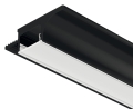 Profil 3101 do taśm LED, aluminium, 2500 mm, grubość dna: 16 mm, profil: anodowany na czarno HÄFELE 83302688