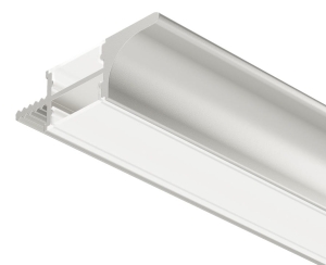 Profil wieńcowy/uchwytowy 3102 do taśm LED 10 mm aluminium, eloksalowany na srebrno, długość: 2500 mm, grubość spodu: 16 mm HÄFELE 83302691