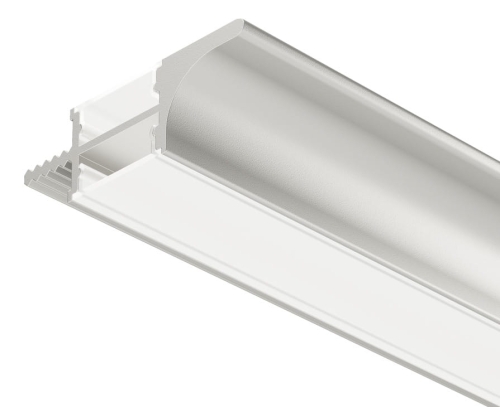 Profil wieńcowy/uchwytowy 3102 do taśm LED 10 mm aluminium, eloksalowany na srebrno, długość: 2500 mm, grubość spodu: 16 mm HÄFELE 83302691