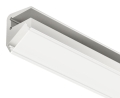 Profil krawędzi tafli szklanej, Profil 5101 do taśm LED 10 mm profil 5101 do taśm LED, aluminium, eloksalowany na srebrno, długość: 2500 mm, do grubości szkła: 8 mm HÄFELE 83302695