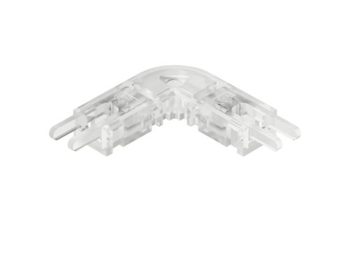 Złączka narożna 90° do taśmy LED, do taśmy LED Häfele Loox5 5 mm 2-bieg. (technologia monochromatyczna lub Multi White 2-przewodowa) 3,5 A, długość: 21 mm, szerokość: 21 mm