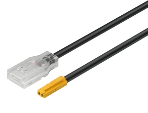 Przewód do taśmy LED w silikonie, do taśmy silikonowej LED Häfele Loox5 12 V 8 mm 2-bieg. (technologia monochromatyczna lub Multi White 2-przewodowa) 5 A, 18 AWG, 5 A, 18 AWG, długość 2000 mm   HÄFELE 83395703