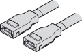 Przewód łączący do taśmy LED w silikonie, do taśmy silikonowej LED Häfele Loox5 8 mm 2-bieg. (technologia monochromatyczna lub Multi White 2-przewodowa) 5 A, 18 AWG, 50 mm HÄFELE