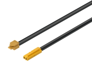 Przewód zasilający do Häfele Loox5 12 V modułowy ze złączem zatrzaskowym 2-pinowym (monochromatyczny lub RGB, technologia 2-żyłowa) 12 V, 5 A, 18 AWG, 1000 mm  HÄFELE 83395831