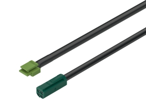 Przewód zasilający do Häfele Loox5 12 V modułowy ze złączem zatrzaskowym 3-pinowym (Multi White) 24V, 1,5 A, 24 AWG, 2000 mm  HÄFELE 83395790