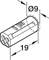 Przewód zasilający do Häfele Loox5 12 V modułowy ze złączem zatrzaskowym 3-pinowym (Multi White) 24V, 1,5 A, 24 AWG, 2000 mm HÄFELE 83395790
