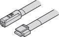 Przewód zasilający do Häfele Loox5 12 V modułowy ze złączem zatrzaskowym 3-pinowym (Multi White) 24V, 1,5 A, 24 AWG, 2000 mm HÄFELE 83395790
