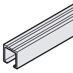 Pojedyncza szyna jezdna, górna, do przykręcenia do Häfele Slido F-Line21, anodowany na srebrno, długość: 2500 mm, aluminium HÄFELE 40230643