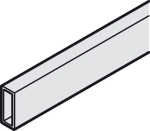 Profil maskujący, do przyklejenia na paski samoprzylepne aluminium, anodowane na srebrno, długość: 2500 mm  HÄFELE 40233412