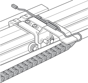 Łańcuch energetyczny, Häfele Slido Power-Chain do Häfele Slido F-Line31 40A / 60A, dla 2 drzwi HÄFELE 40235321