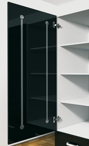 Planomix /zestaw 2szt/ - okucie wyrównujące front/drzwi do wysokości 2400mm, Aluminium anodowane HÄFELE 40792900