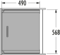 Szuflada spożywcza do szafki 600mm Hailo Pantry-Box 3960-60 HÄFELE 55644786