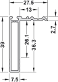 Häfele Slido F-Handle26 A1