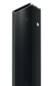 Profilowa listwa uchwytowa, Häfele Slido F-Handle26 A1, z aluminium, do drzwi przesuwnych długość: 2500 mm, czarny, malowany proszkowo HÄFELE 40004401