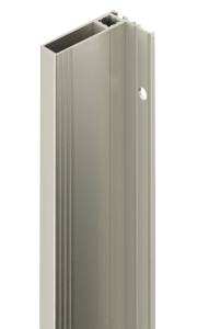Profilowa listwa uchwytowa, Häfele Slido F-Handle26 A2, z aluminium, do drzwi przesuwnych długość: 2500 mm, anodowany w kolorze stali nierdzewnej HÄFELE 40004405