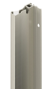 Profilowa listwa uchwytowa, Häfele Slido F-Handle26 A3 LED, z aluminium, do drzwi przesuwnych długość: 2500 mm, anodowany w kolorze stali nierdzewnej  HÄFELE 40004411