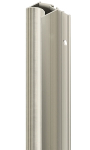 Profilowa listwa uchwytowa, Häfele Slido F-Handle26 A7, z aluminium, do drzwi przesuwnych długość: 2500 mm, anodowany w kolorze stali nierdzewnej HÄFELE 40004420