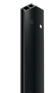 Listwa wzmacniająca, Häfele Slido F-Handle26 B, z aluminium, do drzwi przesuwnych długość: 2500 mm, głębokość: 22 mm, do grubości drzwi: 20–23 mm, malowany proszkowo na czarno HÄFELE 40004425