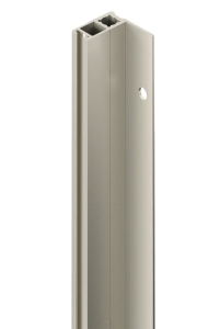 Listwa wzmacniająca, Häfele Slido F-Handle26 B, z aluminium, do drzwi przesuwnych długość: 2500 mm, głębokość: 19 mm, do grubości drzwi: 18–20 mm, anodowany w kolorze stali nierdzewnej HÄFELE 40004423
