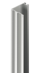 Profil dystansowy, Häfele Slido F-Handle26 C, z aluminium, do drzwi przesuwnych długość: 2500 mm, odległość: 27,5 mm, anodowany na srebrno HÄFELE 40004430