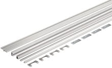 Zestaw szyn, do okucia do drzwi przesuwnych Häfele Slido F-Flush51 60A / 60B długość 2400 mm  HÄFELE 40050702