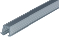 Pojedyncza szyna jezdna, Slido F-Line11, 12 kg, górna tworzywo sztuczne, srebrne, długość 2000 mm HÄFELE 40471902