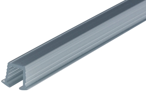 Pojedyncza szyna jezdna, Slido F-Line11, 12 kg, górna tworzywo sztuczne, srebrne, długość 2000 mm HÄFELE 40471902