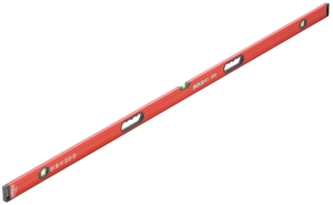 Poziomica Sola Big Red, aluminiowa, z trzema nietłukącymi libelkami z dwoma uchwytami, długość: 1800 mm  Häfele 00284079