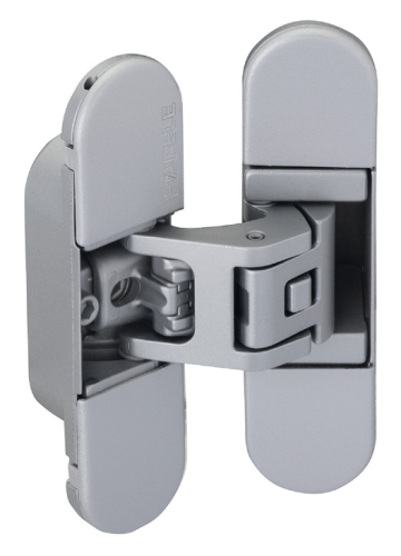 Zawias drzwiowy, Startec H7, kryty, do drzwi wewnętrznych bezprzylgowych do 50/70 kg regulowany w trzech płaszczyznach, wielkość 111,5 mm, znal, chromowany, matowy HÄFELE 92791754