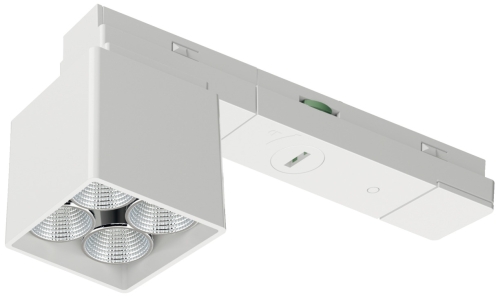 Oprawa punktowa, Häfele Lighting OneCable Spot 4 TT Connect, 24 V (Multi-White), z przełącznikiem i funkcją ściemniania, kąt świecenia: 40°, kolor: biały Häfele 83368326