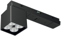 Oprawa punktowa, Häfele Lighting OneCable Spot 4 TT Connect, 24 V (Multi-White), z przełącznikiem i funkcją ściemniania, kąt świecenia: 80°, kolor: czarny Häfele 833.68.323