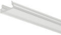 Klosz do modułu, Häfele Lighting OneCable, do taśmy LED materiał: poliwęglan, klosz: biały opal, przepuszczalność światła: ≈90%, szerokość: 18 mm, długość: 2500 mm