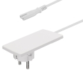 Przewód do zasilacza, Häfele Lighting OneCable przewód 2-żyłowy z wtyczką C7, przeznaczony do zasilaczy do 90 W, wtyczka wymaga gniazda Schuko, długość przewodu: 300 mm, kolor: biały Häfele 83368314