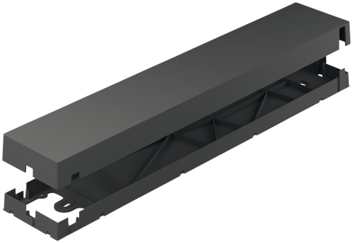 Obudowa na zasilacz, Häfele Lighting OneCable zasilacze Loox 5 do 90 W lub do 16 mm wysokości, montaż: do przykręczenia, materiał: tworzywo sztuczne, kolor: czarny  83368309