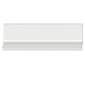 Listwa uchwytowa do zmywarek, długość 595mm, ALUMINIUM, biały sygnałowy z połyskiem, RAL 9016, malowany proszkowo HÄFELE 12600512