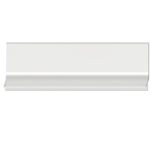 Listwa uchwytowa do zmywarek, długość 595mm, ALUMINIUM, biały sygnałowy z połyskiem, RAL 9016, malowany proszkowo HÄFELE 12600512