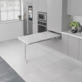 System stołu rozkładanego z nogą, do szafki 600mm, kolor BIAŁY, STARAX S-2145-W