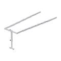 system stołu rozkładanego z nogą, 600mm, kolor BIAŁY, STARAX S-2145-W