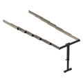 System stołu rozkładanego z nogą, do szafki 600mm, kolor ANTRACYT, STARAX