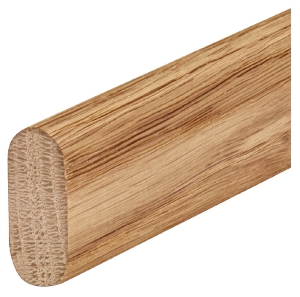 Drążek garderobiany, aluminium, średnica 30 x 14 mm dąb szczotkowany, długość: 1000 mm HÄFELE 80186401