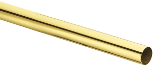 Drążek fi 38,1 mm L=2500 mm STAL NIERDZEWNA, z powłoką PVD w kolorze mosiądzu,  Grubość materiału 1,27 mm HÄFELE 81200801