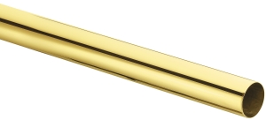 Drążek fi 50,8 mm L=2500 mm STAL NIERDZEWNA, z powłoką PVD w kolorze mosiądzu,  Grubość materiału 1,27 mm HÄFELE 81210802
