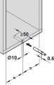 Zatrzask drzwiowy, Blum Tip-On model 956.1004