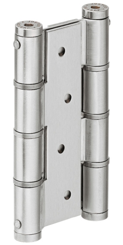 Zawias wahadłowy DA, do drzwi wewnętrznych bezprzylgowych do 17/34 kg wielkość 120 mm, anodowany na srebrno, aluminium HÄFELE