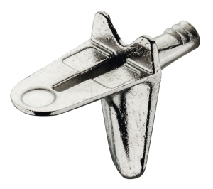 Poodpórka pod półkę, do wkładania w otwór o średnicy 3 mm, znal do półek drewnianych, udźwig 9,4 kg na sztukę, niklowana  /100szt/  HÄFELE 28225717